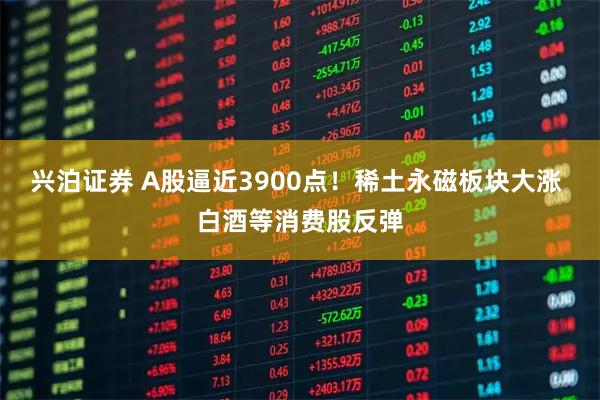 兴泊证券 A股逼近3900点!稀土永磁板块大涨 白酒等消费股反弹
